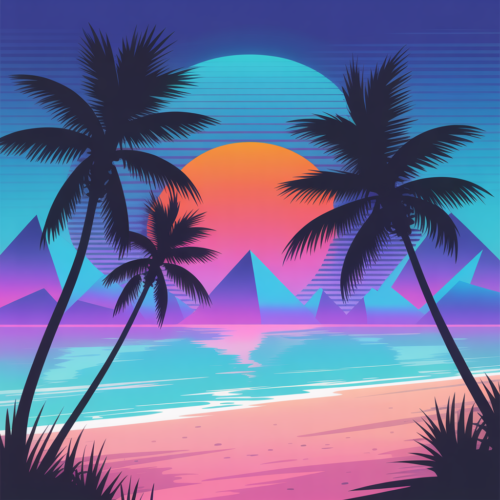 Games Section Synthwave Banner